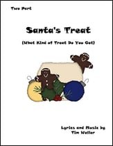 Santa's Treat Two-Part choral sheet music cover